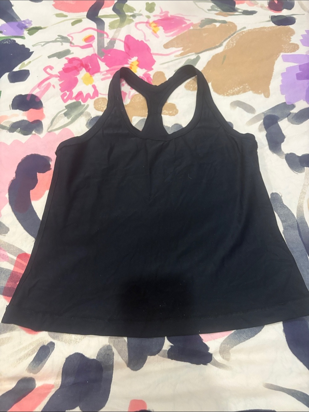 lululemon athletica Black Racerback Tank Top